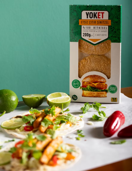Meat Schnitzel Packaging and Taco PLANT-BASED CRISPY SCHITNITZEL